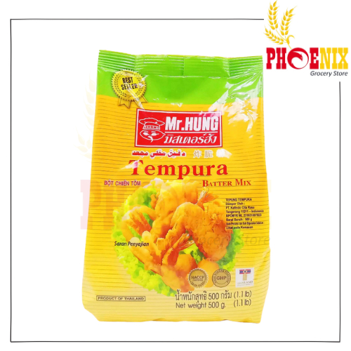 

Mr. Hung Tempura Batter Mix Tepung Tempura Thailand 500 gram