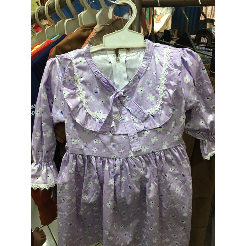 baju anak perempuan motif bunga