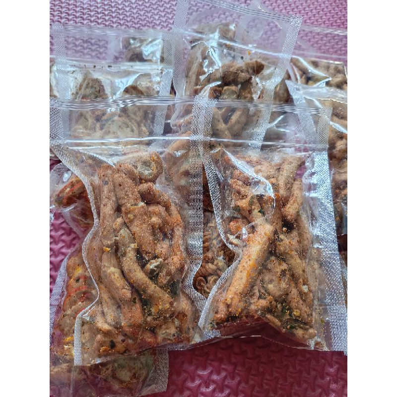 

Basreng, Seblak kering, siomay kering Extra pedas bumbu daun jeruk kemasan 50g