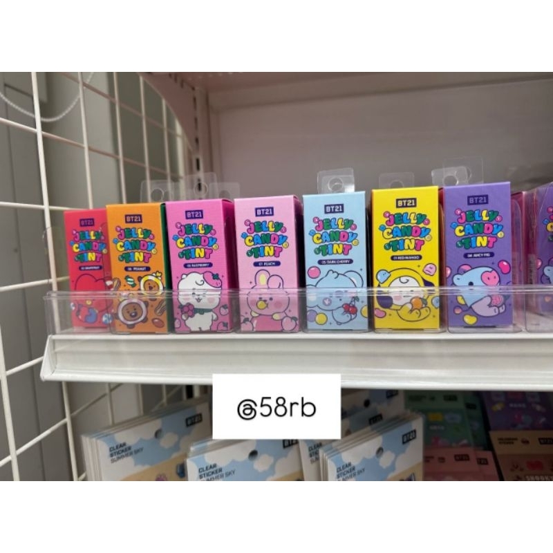 BT21 liptint jelly candy tint japan