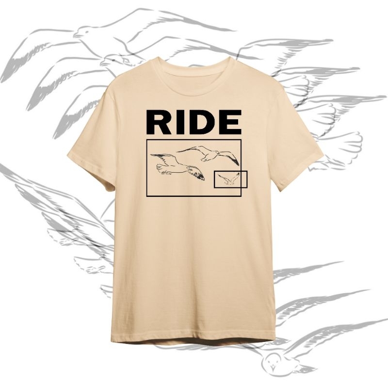 Kaos Band T Shirt Musik Unofficial Fanmade Shoegaze RIDE  "FREE"
