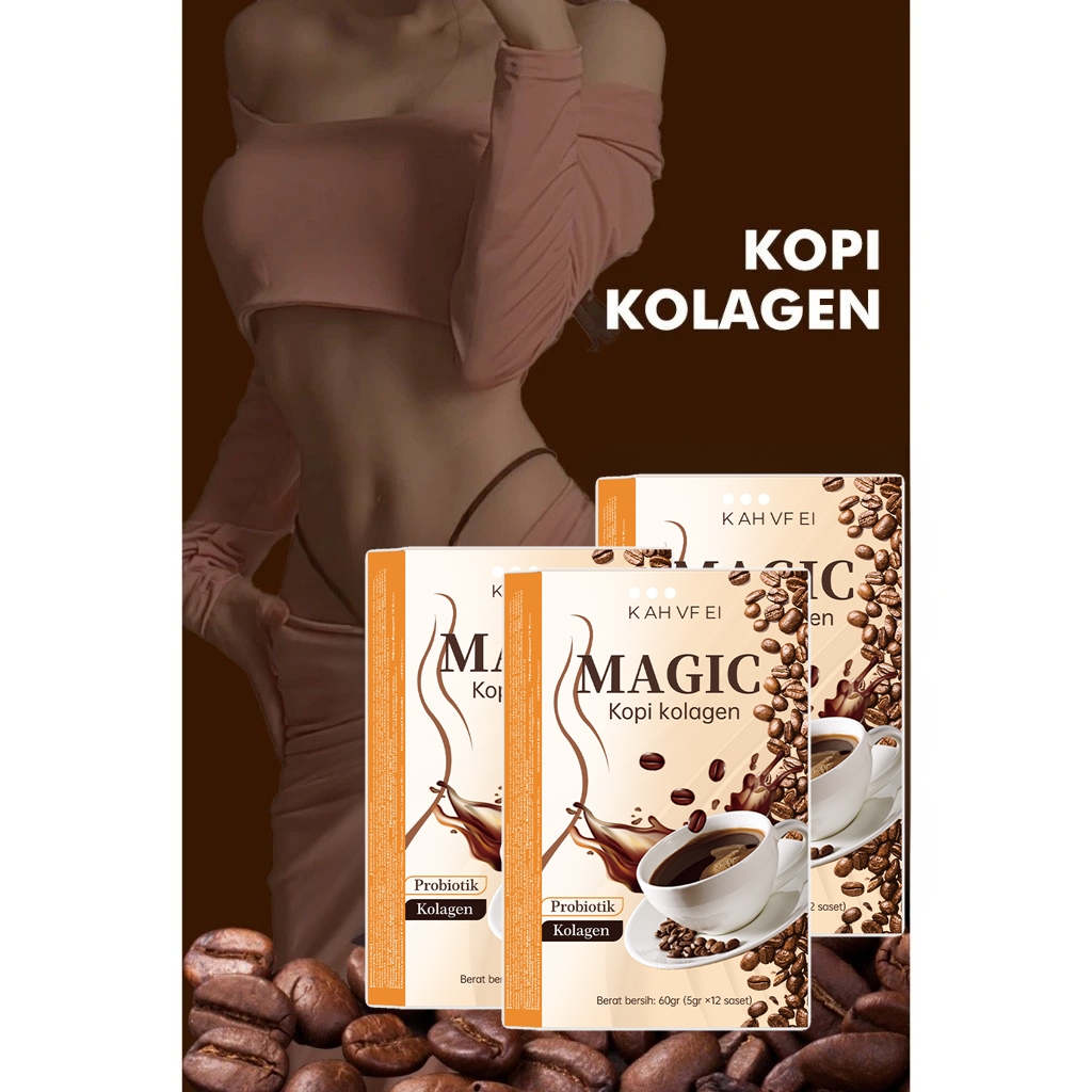 

Collagen Coffee Kopi Diet Enzim Pelangsing Tubuh Penghancur Lemak Instant Coffee Robusta Collagen Detoksifikasi