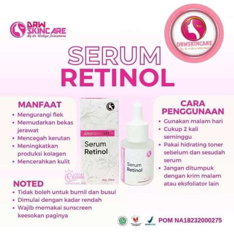 serum retinol drw skincare-serum wajah-serum