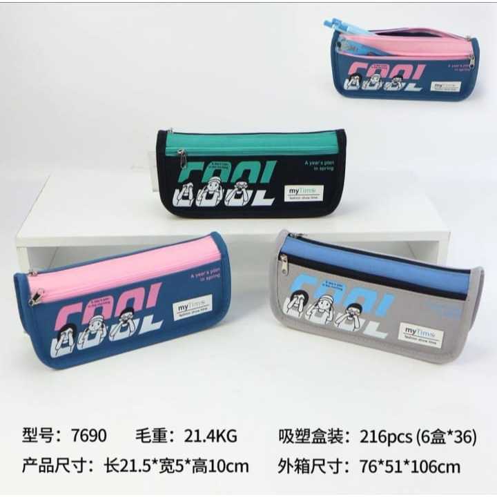 

Tempat pensil,kotak pensil,pensil case anak cowo/cewe motif cool