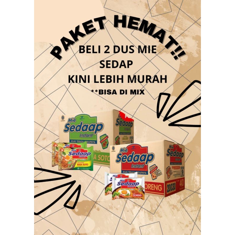 

(JATIM) PROMO PAKET HEMAT MIE SEDAP