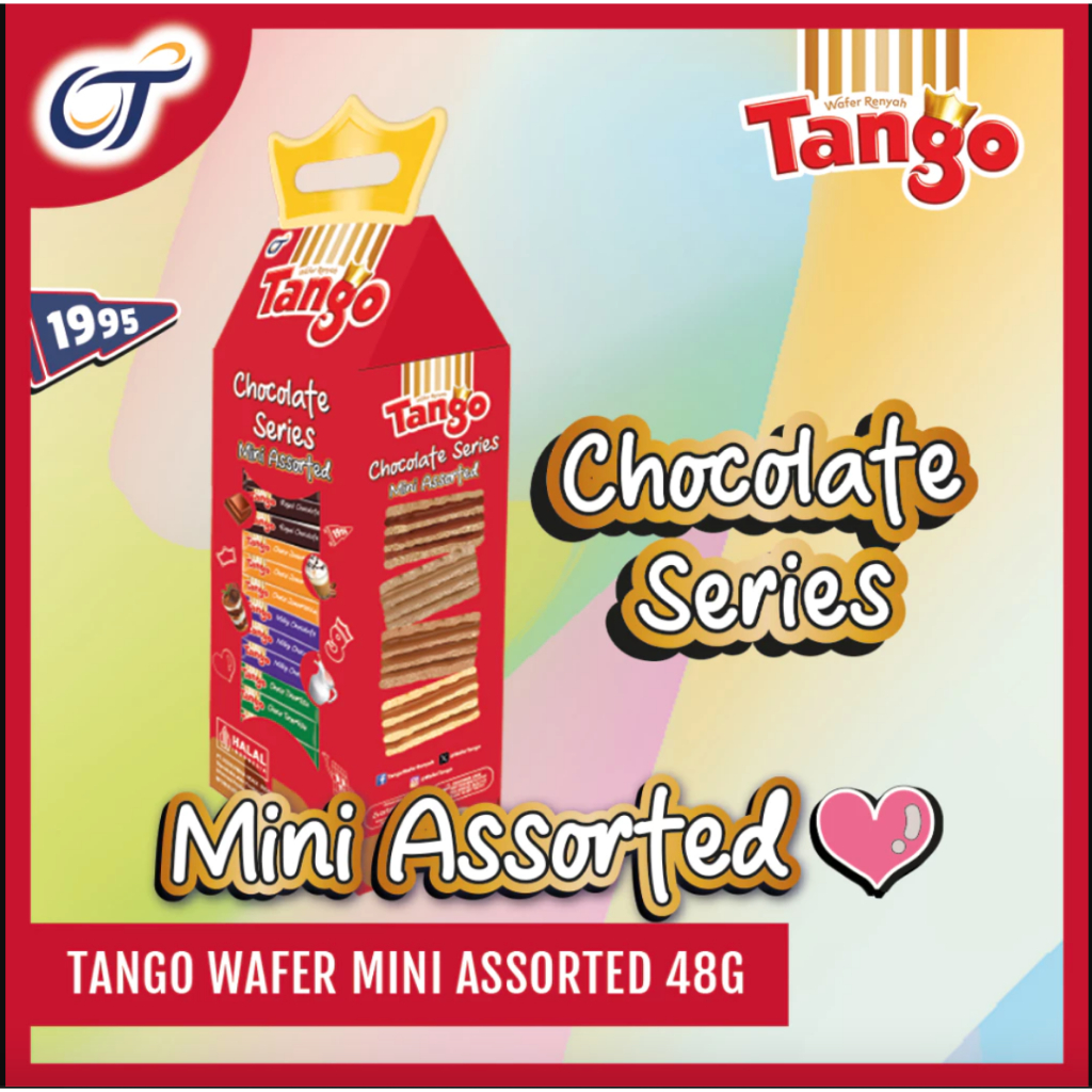 

Tango Wafer Mini Assorted 12 Pcs x 4 Gr [1 Box]