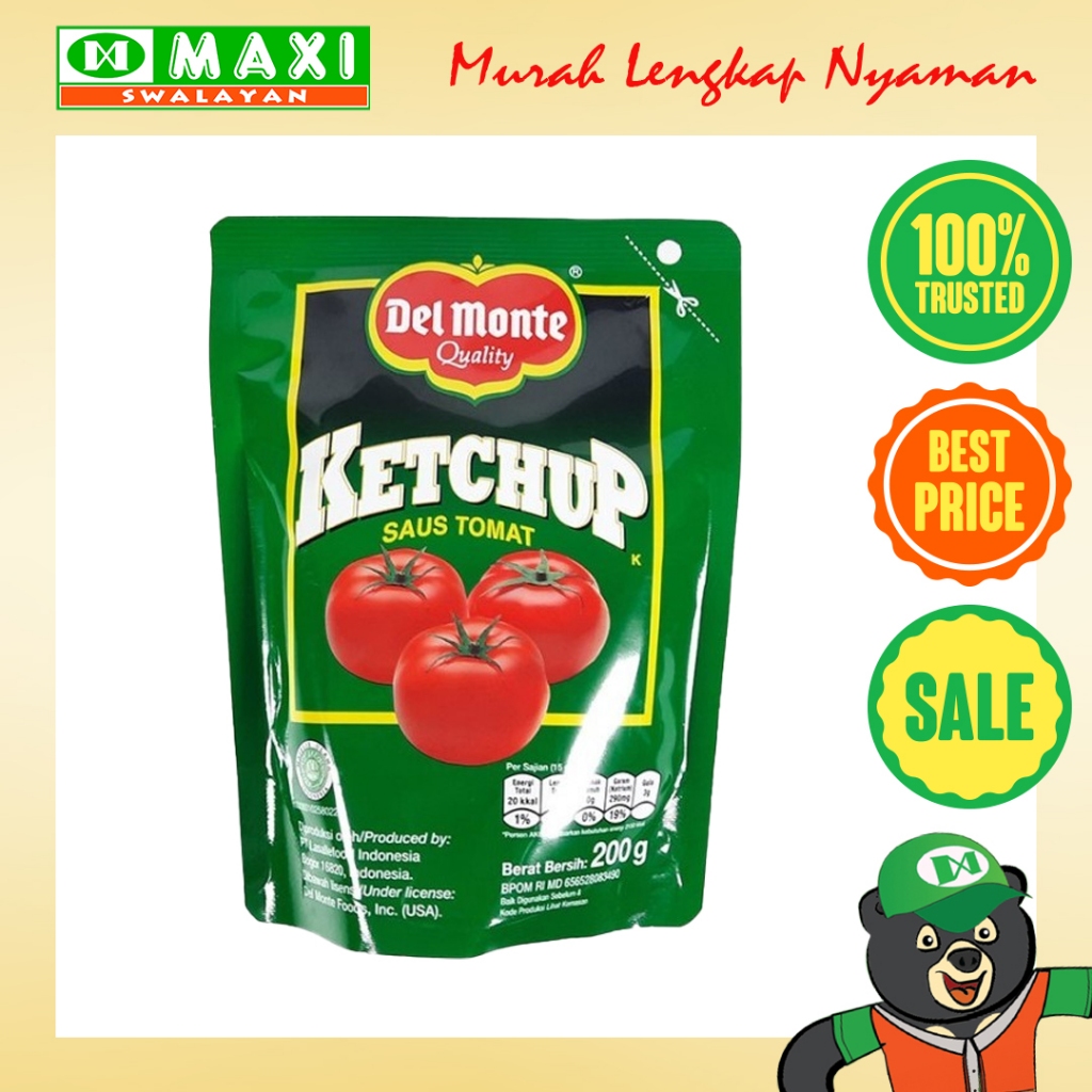 

Del Monte Ketchup Saus Tomat 200g