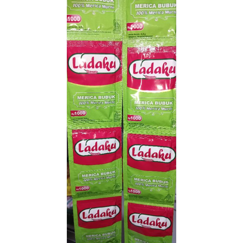 

Ladaku Merica bubuk 1 renceng isi 12 pcs*2,5g