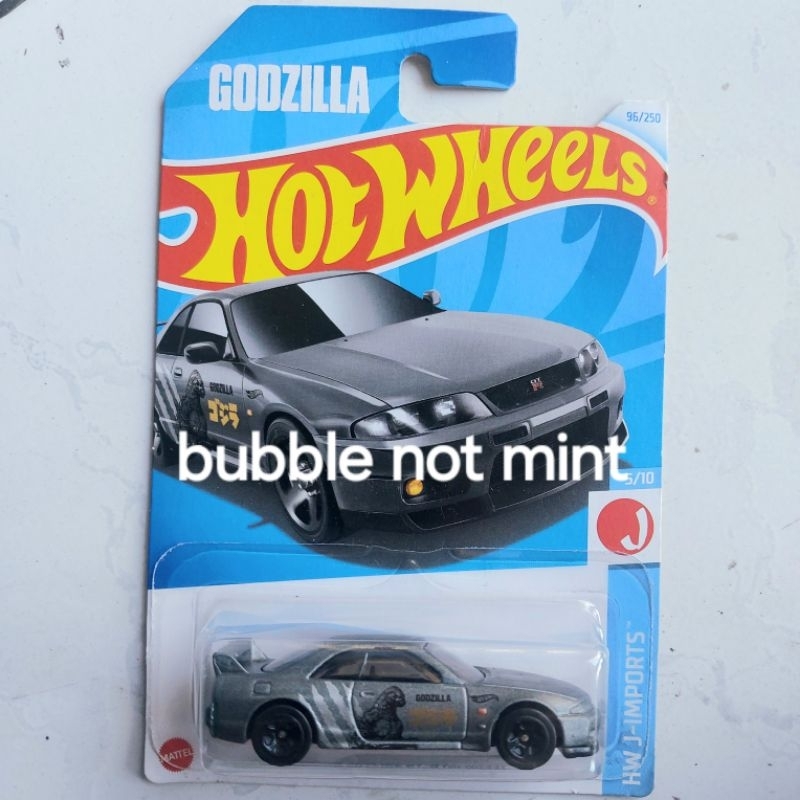 Diecast Hot Wheels Niissan Skyline GT R ( BCNR33 ) Godzilla