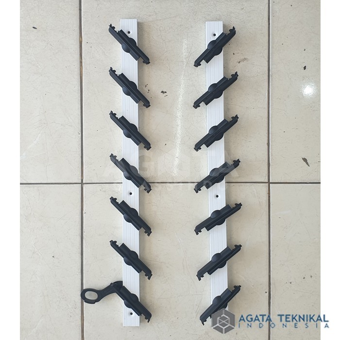 Rangka Nako modern Dicky Niki Premium - 4"/10cm - 7 Blades - Putih