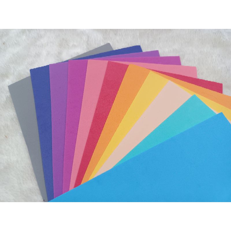 

Eva foam art / busa spon polos warna 20 x 30 cm per lembar
