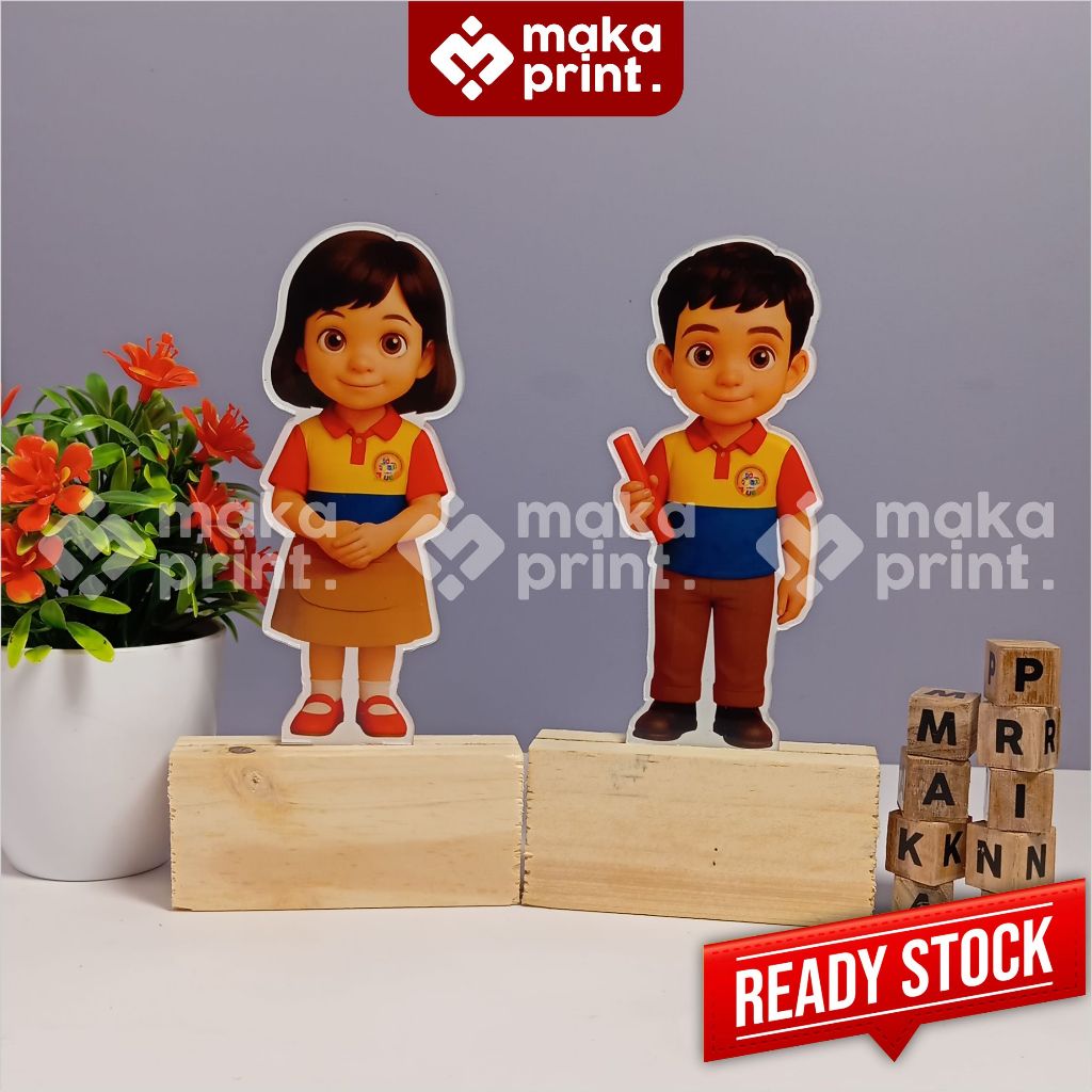 Piala Bimba AIUEO Tatakan Kayu