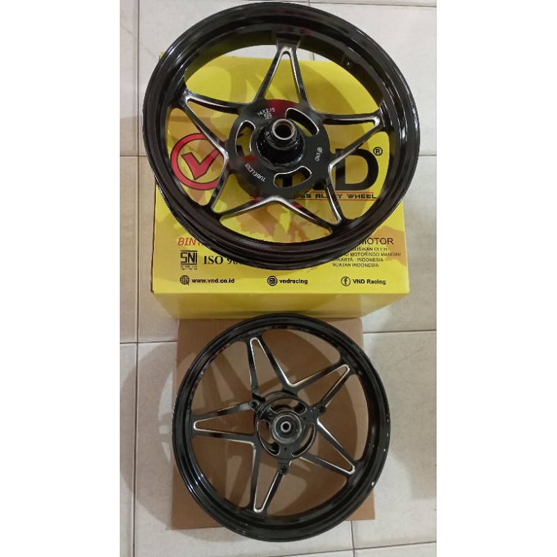 Velg Vnd Nmax Old Bintang Langit Black Veleg Hitam Original VND