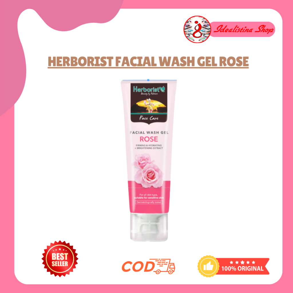 Herborist Facial Wash Gel Rose