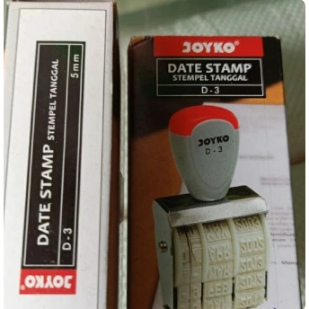 

Stempel Tanggal Merk Joyko D-3
