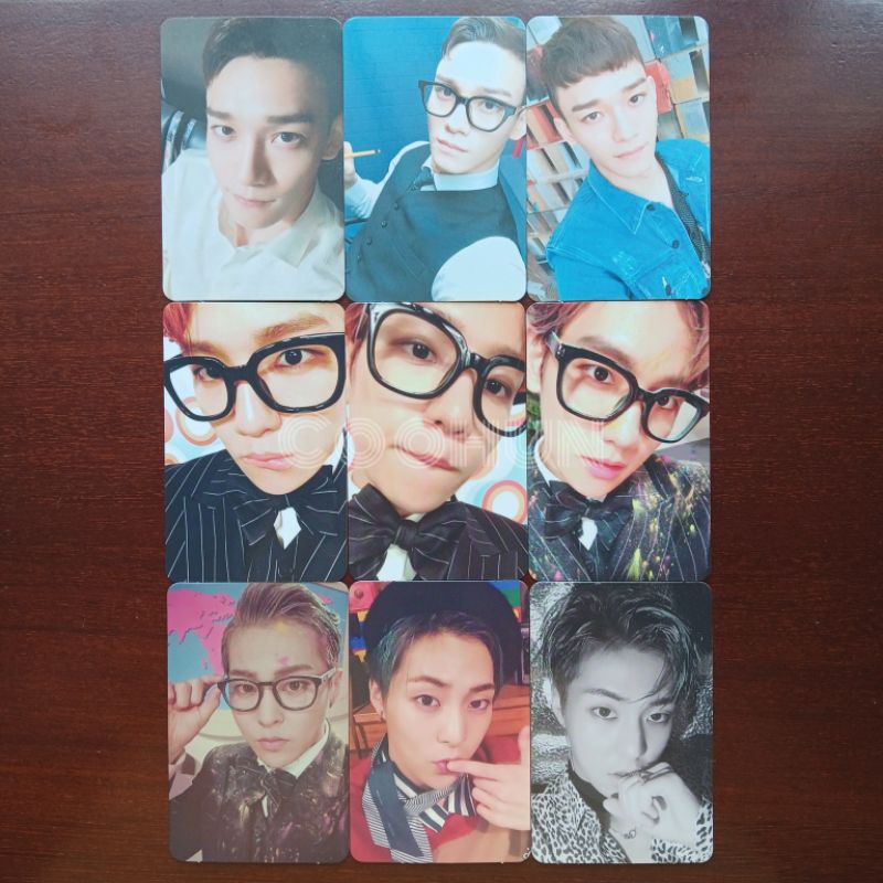 EXO CBX Hey Mama Official Photocard Chen Baekhyun Xiumin