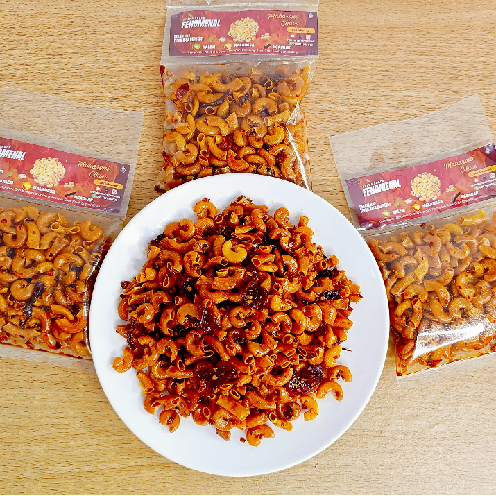 

PAKET USAHA MAKARONI FENOMENAL MIX 70GR - Makanan Cemilan Pedas Bumbu Cikur - Foods, Snacks