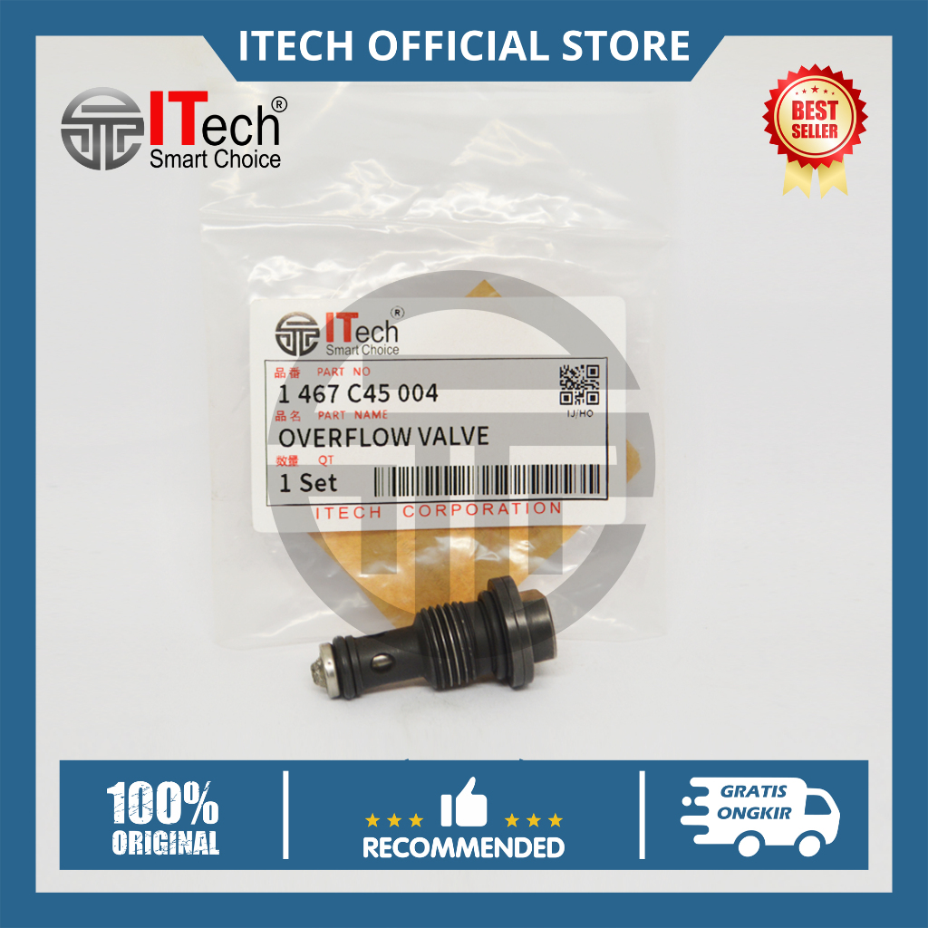 Relief Valve Regulator Pressure Supply Pump Bospom Mitsubishi Canter Euro 4 1467C45004 Asli ITech - 