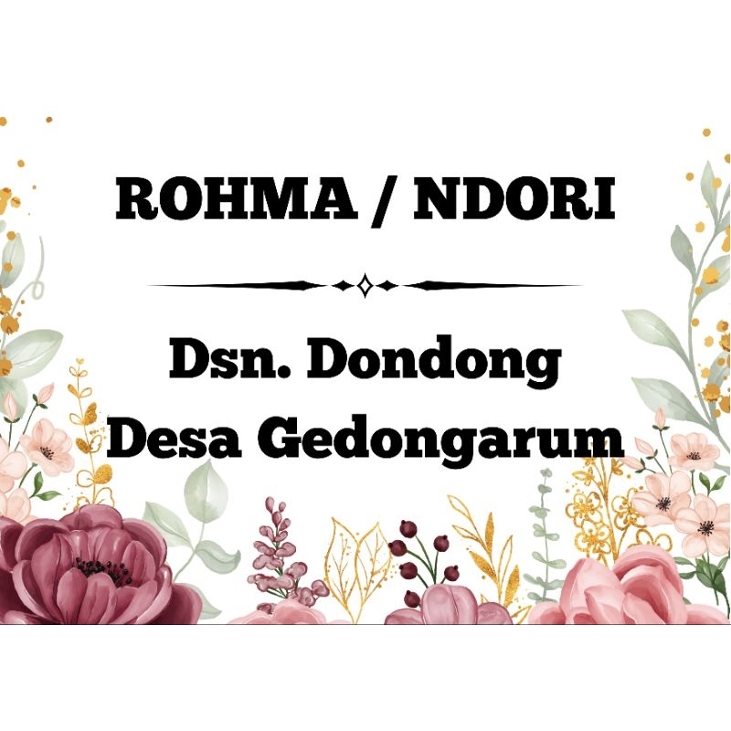 GANTUNGAN TAS BUWUH BISA CUSTOM NAMA