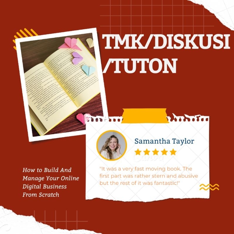 Jasa Pengerjaan Tugas TMK / Diskusi / Tuton Kuliah Online – Cepat & Terpercaya