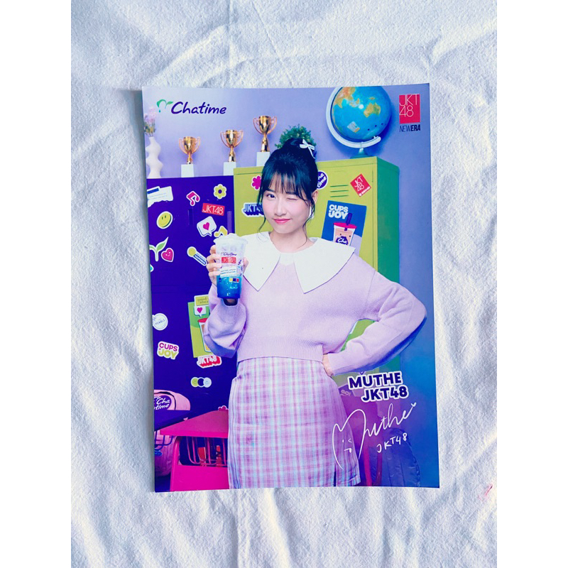 chatime JKT48 poster MUTHE original