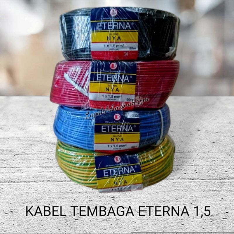 KABEL KAWAT TEMBAGA ETERNA NYA 1,5