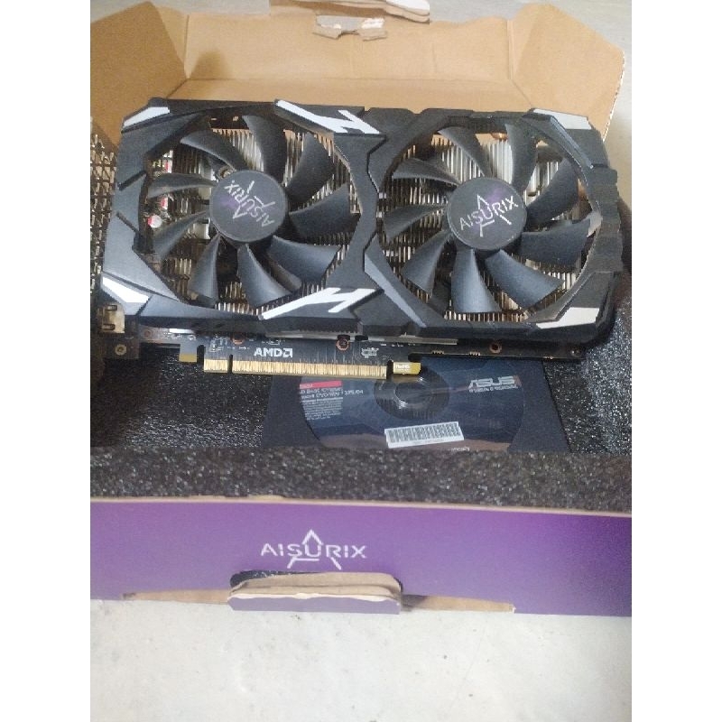 VGA AMD RX 580 AISURIX 8GB BEKAS NORMAL