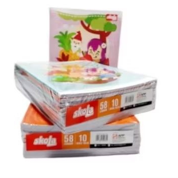 

BUKU TULIS Sidu SKOLA 58 LEMBAR MURAH ( 1 PAK ISI 10 BUAH)