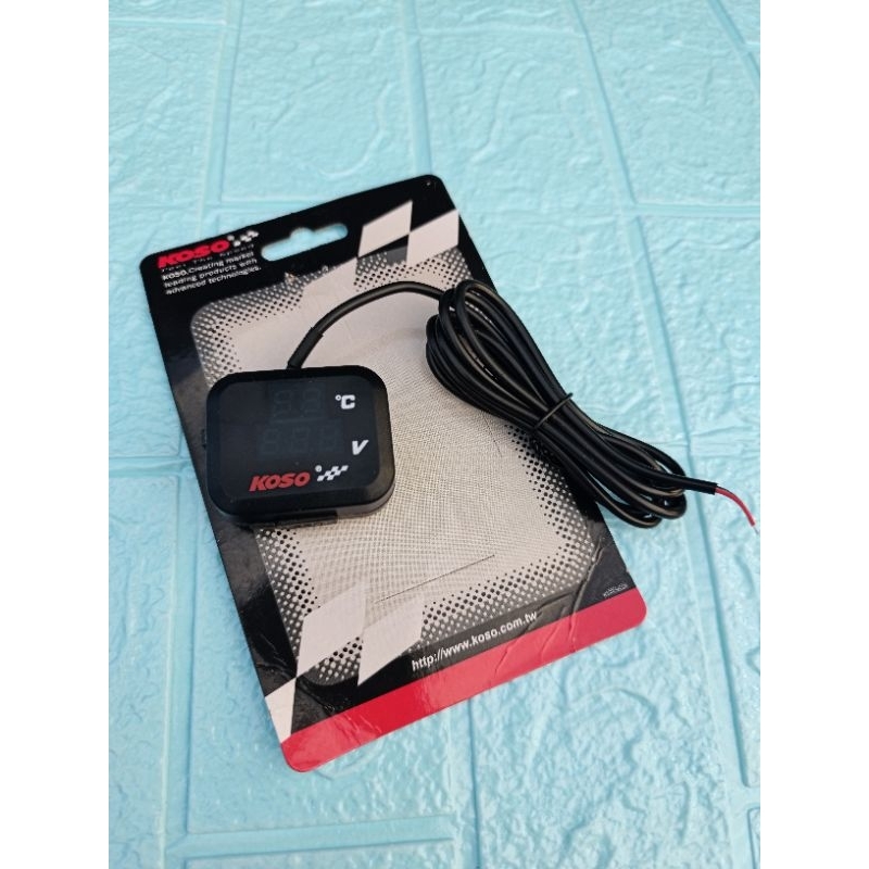 voltmeter koso 3in1 original asli / volt meter koso digital anti air