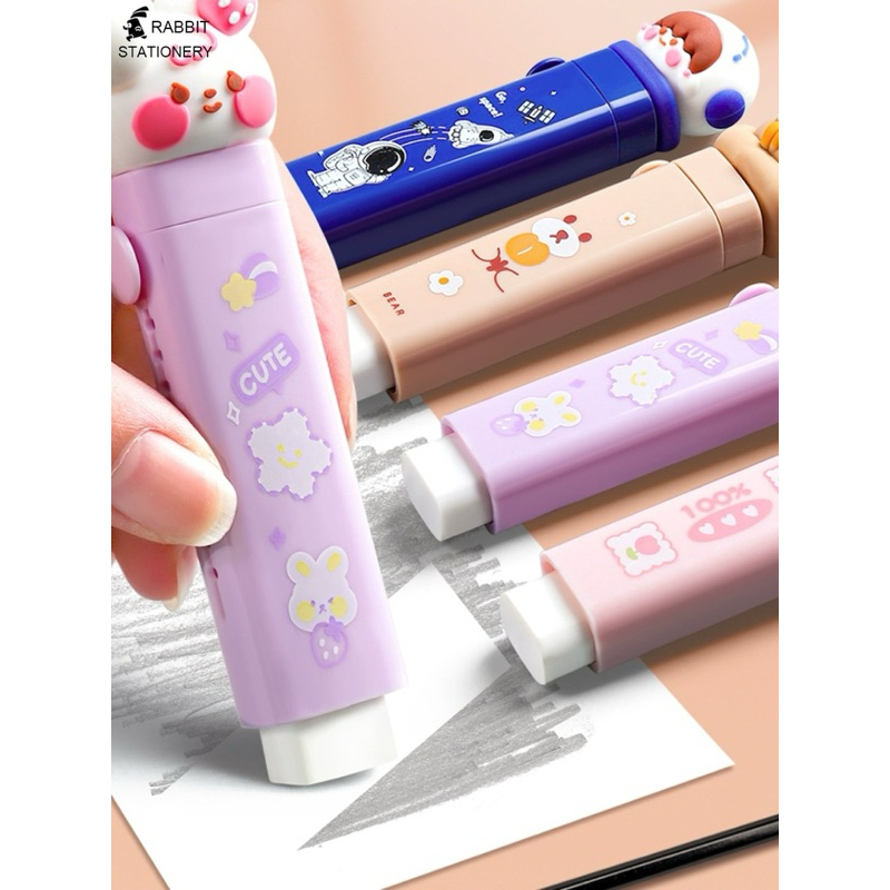 

Penghapus Mekanik / Hapusan Mekanik Warna Lucu Tidak Meninggalkan Serpihan / Sliding Eraser / Push Eraser / Eraser-Rabbit Stationery