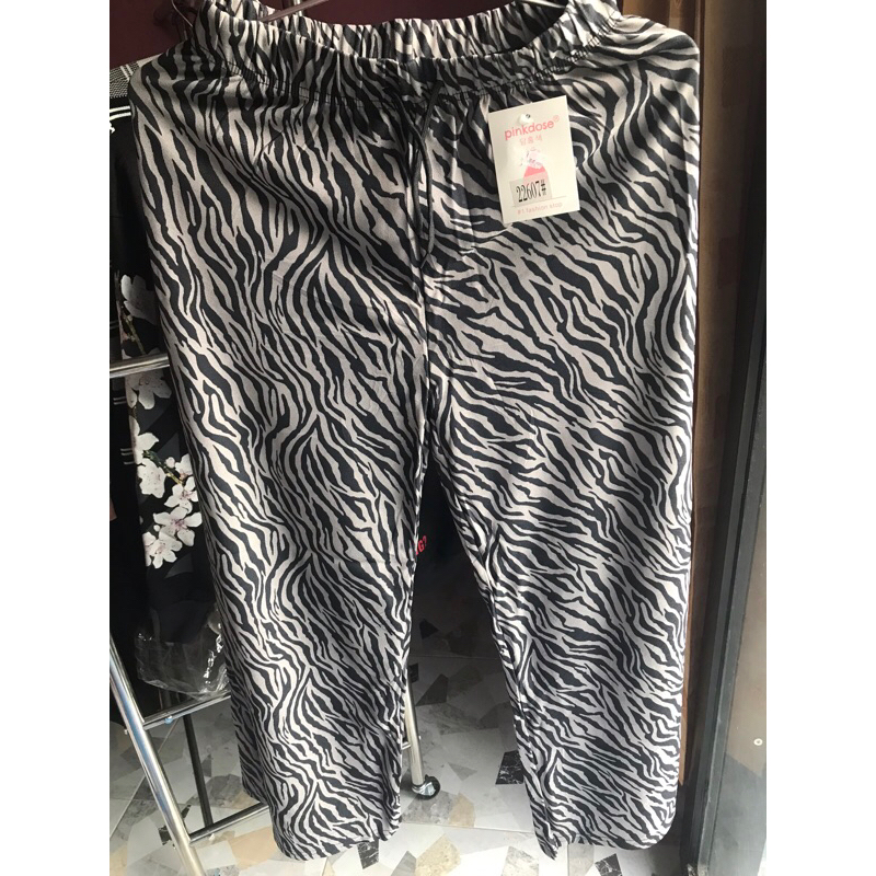 Celana Kulot Loreng Pinkdose