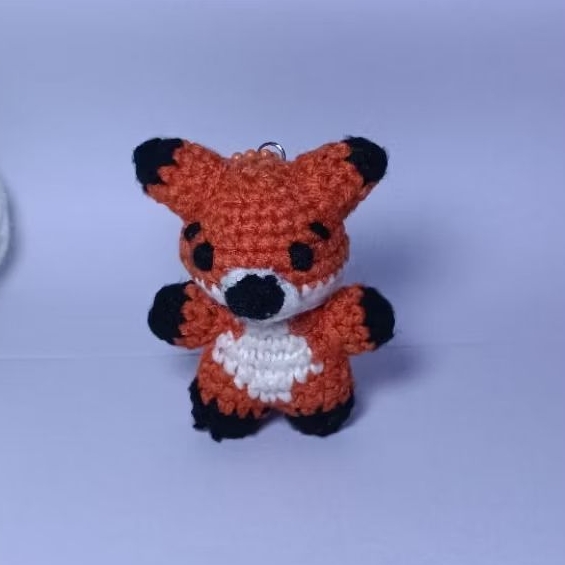 Fox Keychain Amigurumi