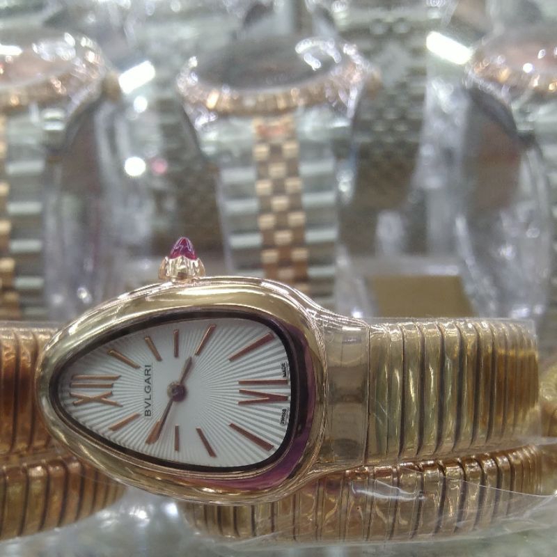JAM TANGAN WANITA LILIT SNAKE ULAR LILIT 1 PENDEK SUPER GRADE