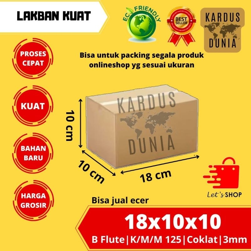 

kardus packing box UK 18x10x10cm