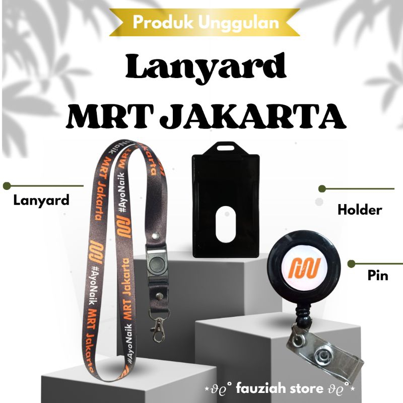 

READY! TALI ID CARD MRT JAKARTA / LANYARD MRT JAKARTA Termurah!!!