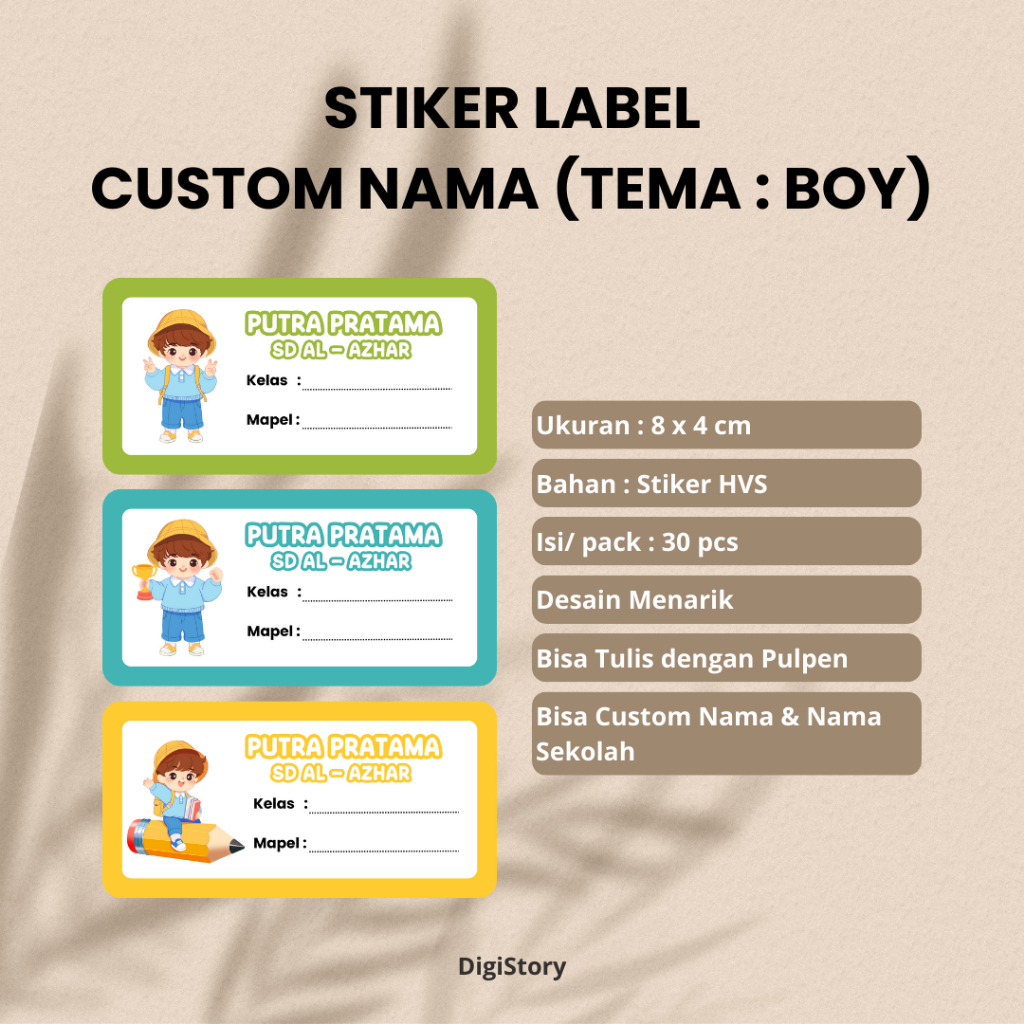 

Stiker Label Buku Pelajaran | Stiker Buku Nama Sekolah | Stiker Nama Buku | Stiker Custom Nama Buku Pelajaran