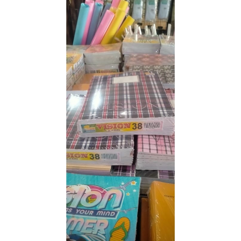 

BUKU TULIS VISION 38 LEMBAR ISI 10 BUKU