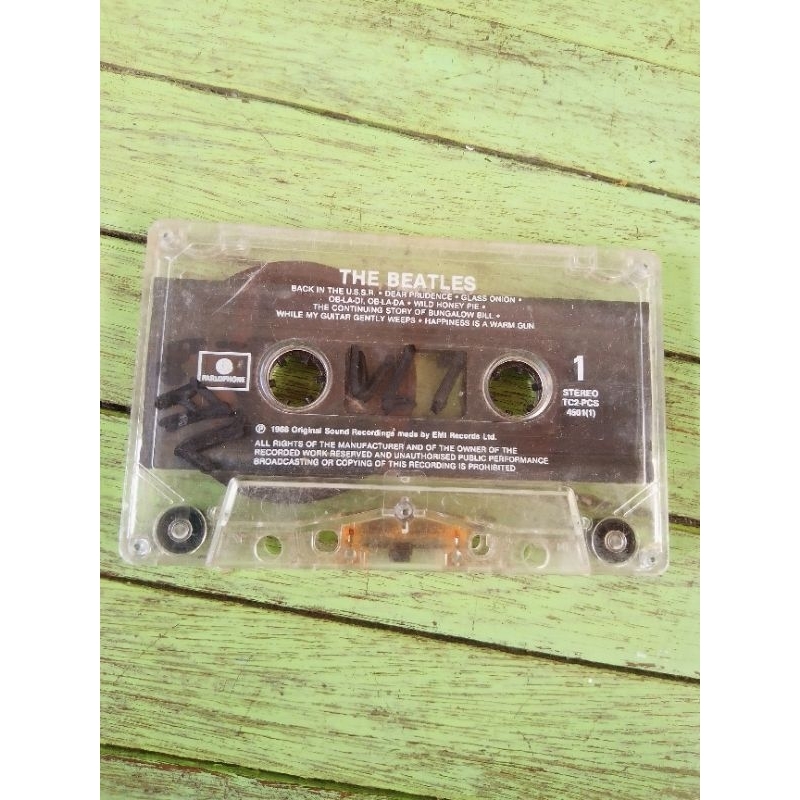 kaset The Beatles - White Album vol. 1 (tanpa kover)