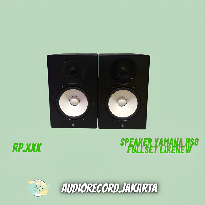 speaker Flat Recording Yamaha HS8