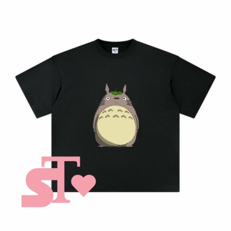 Kaos ghibli kaos dewasa ghibli my neighbor totoro unisex pria wanita