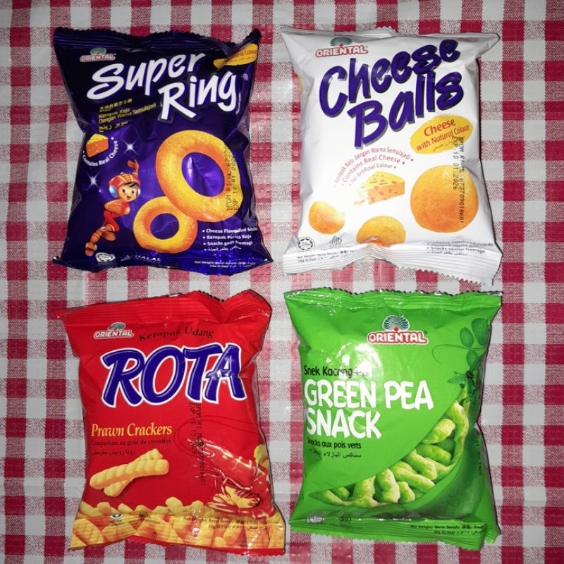 

Oriental Super Ring, Cheese Ball, Rota, Green Peas - Ecer