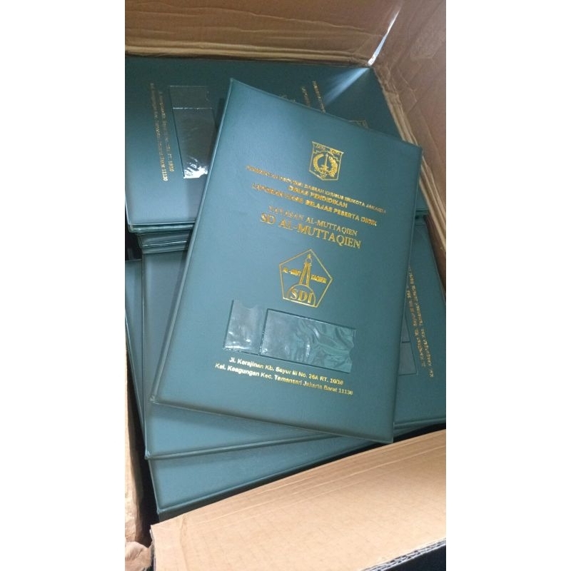 

MAP RAPORT COVER RAPORT/IJAZAH EMBOS FOIL (ASE)