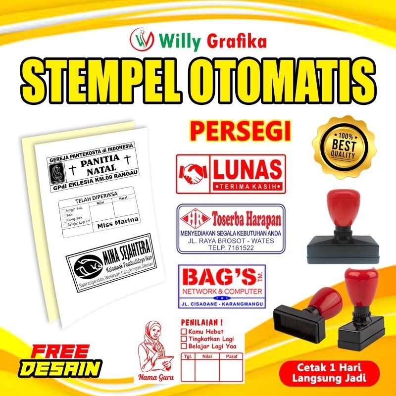 

[70k]STEMPEL PETAK OTOMATIS TOKO PERUSAHAAN MASJID