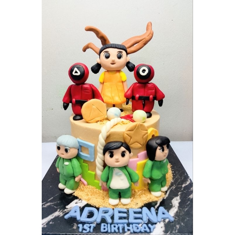 

Kue Ulang Tahun Birthday cake Squid