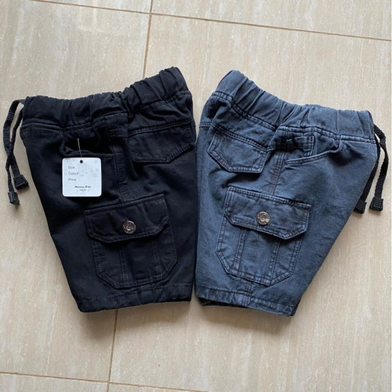 Celana pendek anak cargo jeans/Celana cargo jeans anak pendek/Celana cargo pendek anak