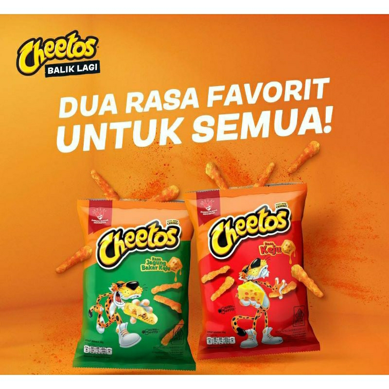 Cheetos jagung bakar keju / keju 50 gram