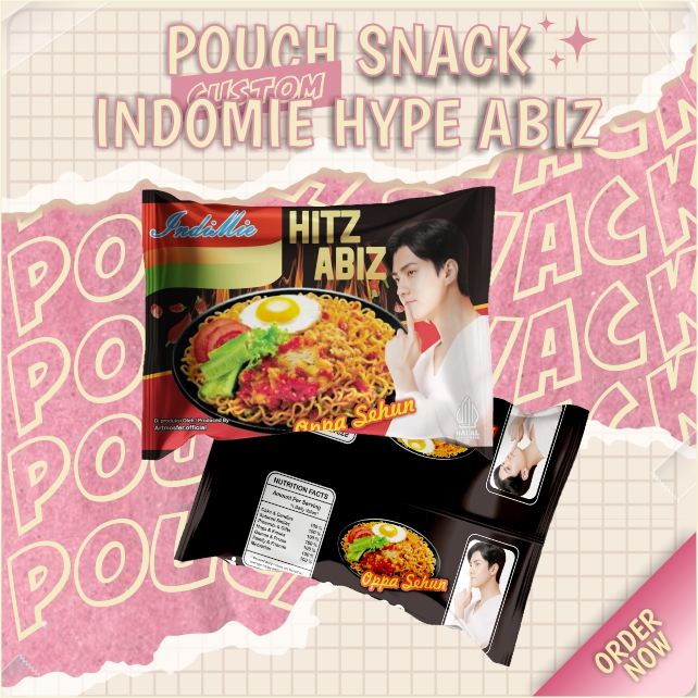 

Snack Pouch Jumbo Custom Indomie Hype