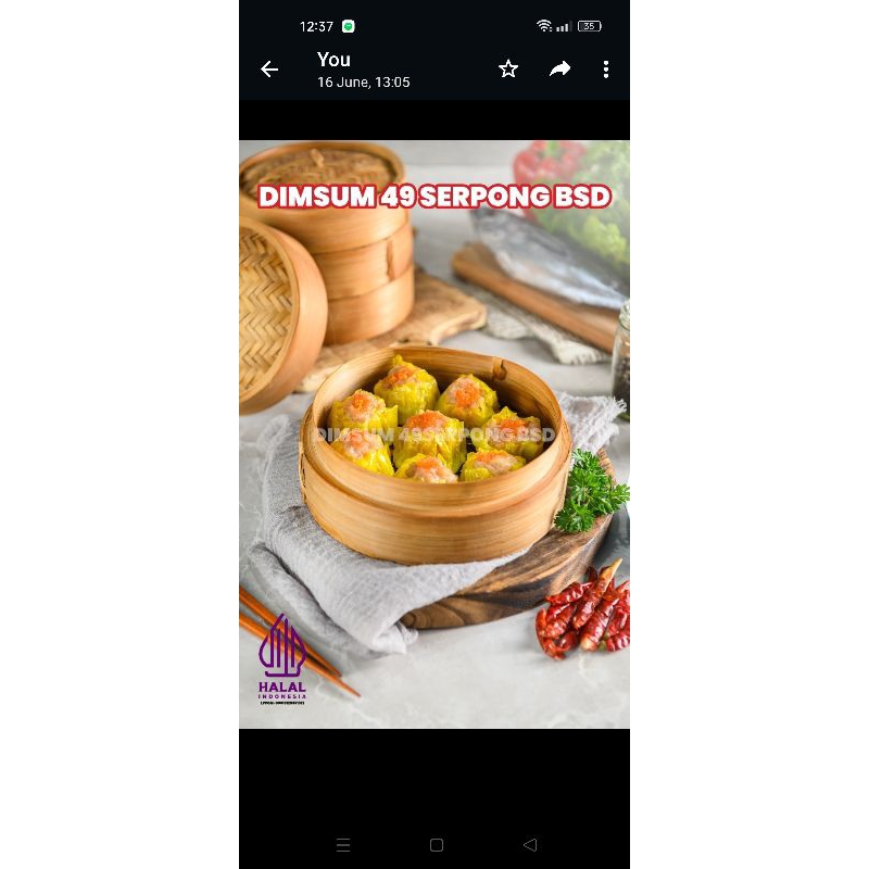 

DIMSUM GOLD HORECA ISI 20 PCS/ HALAL/ FROZEN FOOD