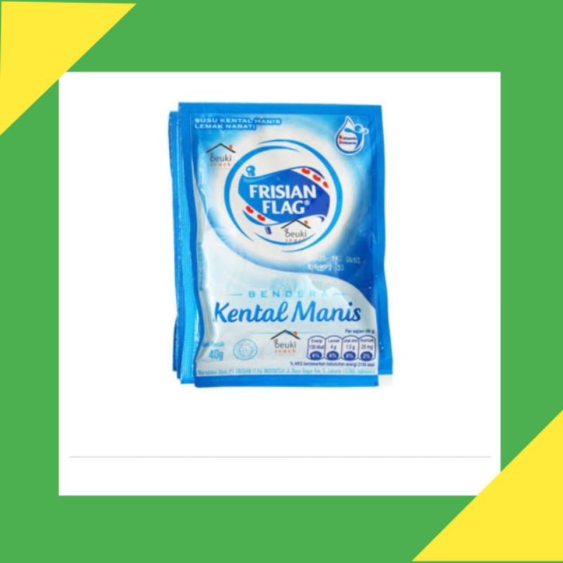 

Susu Kental Manis Bendera 40 gram isi 6 Pcs