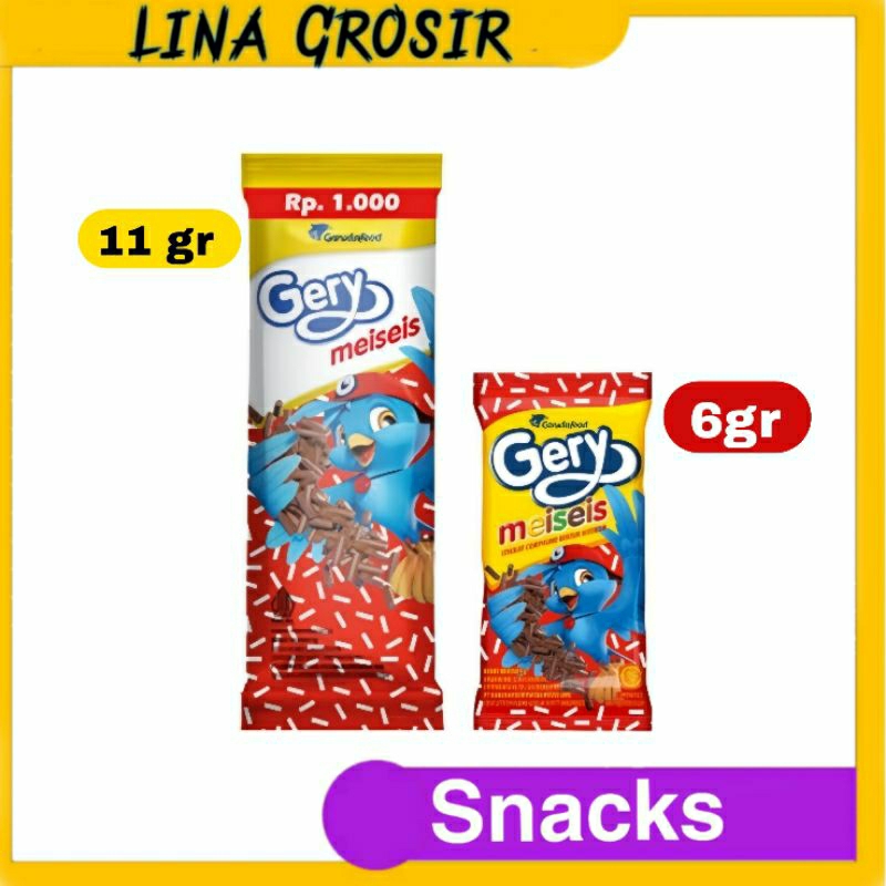 

GARUDA FOOD Gery Meises Renceng 6gr / 11gr @ 10pcs